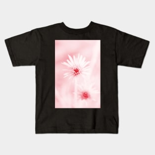 Pink flower on Pink Kids T-Shirt